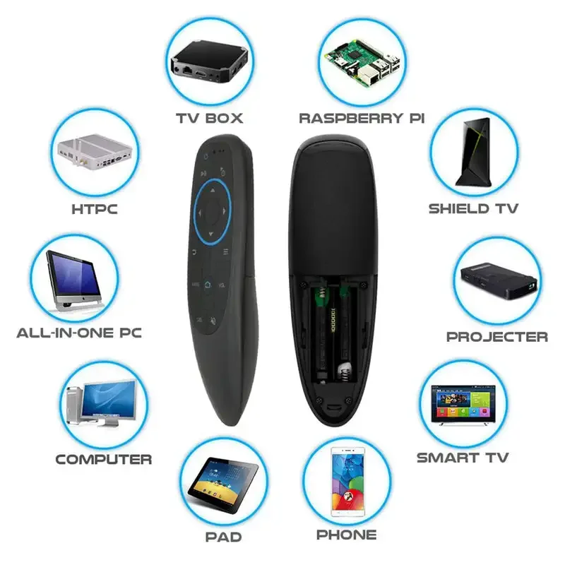 AUTO BT5.0 Air Mouse Wireless Gyro G10S BT5.0 Prijímač AI AI Box Smart Dramo Control for Smart for bez dotyku