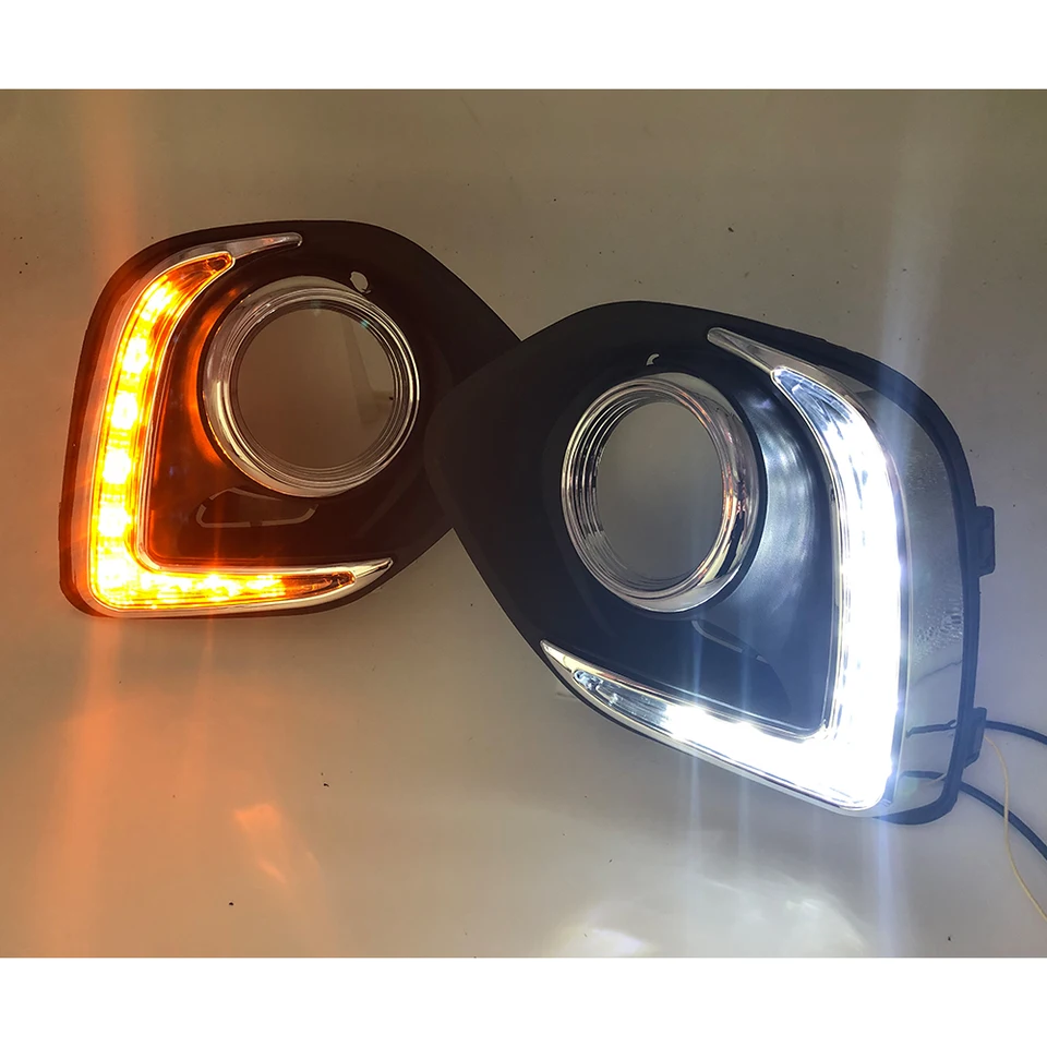Auto DRL pre Mitsubishi ASX 2013 2014 2015 LED denné svetlá denné svetlo vodotesné hmlové hmlové žiarovky Turn Signál