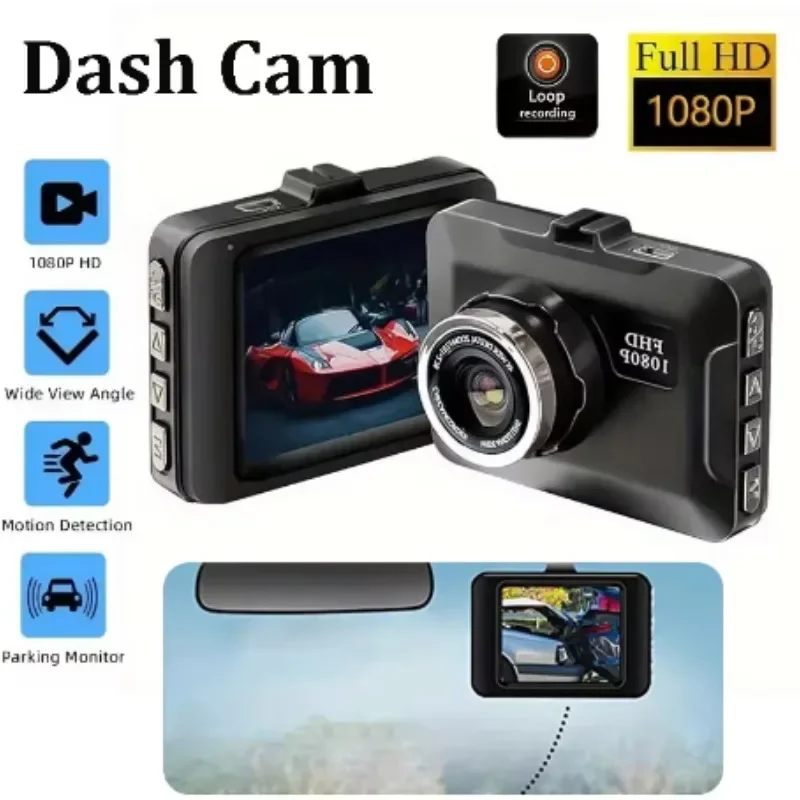 Auto DVR FHD 1080p Night Vision Inovované 2,0 palca mini auta Dash Camera Camera Night Vision Dashboard Parking Parking Monitor