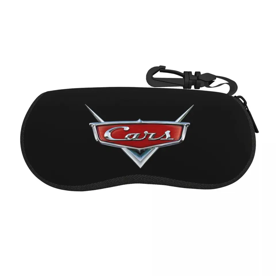 Auto Embllem Lightning McQueen Cars Guess Guess Case Tlač okuliarov Storage Box Darčekové okuliare