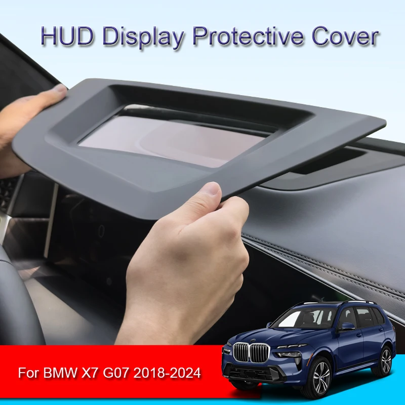 Auto HUD Displej Ochranný kryt pre BMW X7 G07 2020-2025 Hlava nahor Displej Displej reflexnej projekčnej obrazovky Prach odolný