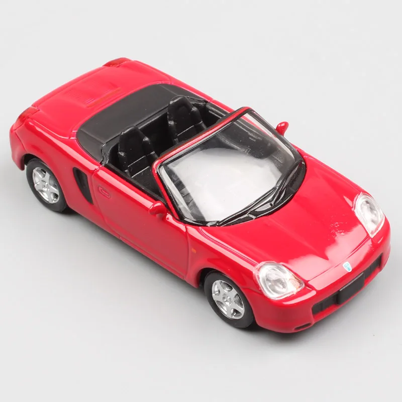 Auto Iba 1/64 v mierke Kyosho Toyota Mrs Spyder Cars Diecasts & Hračky Model MR2 MR2 Convertible Sports Toy Red