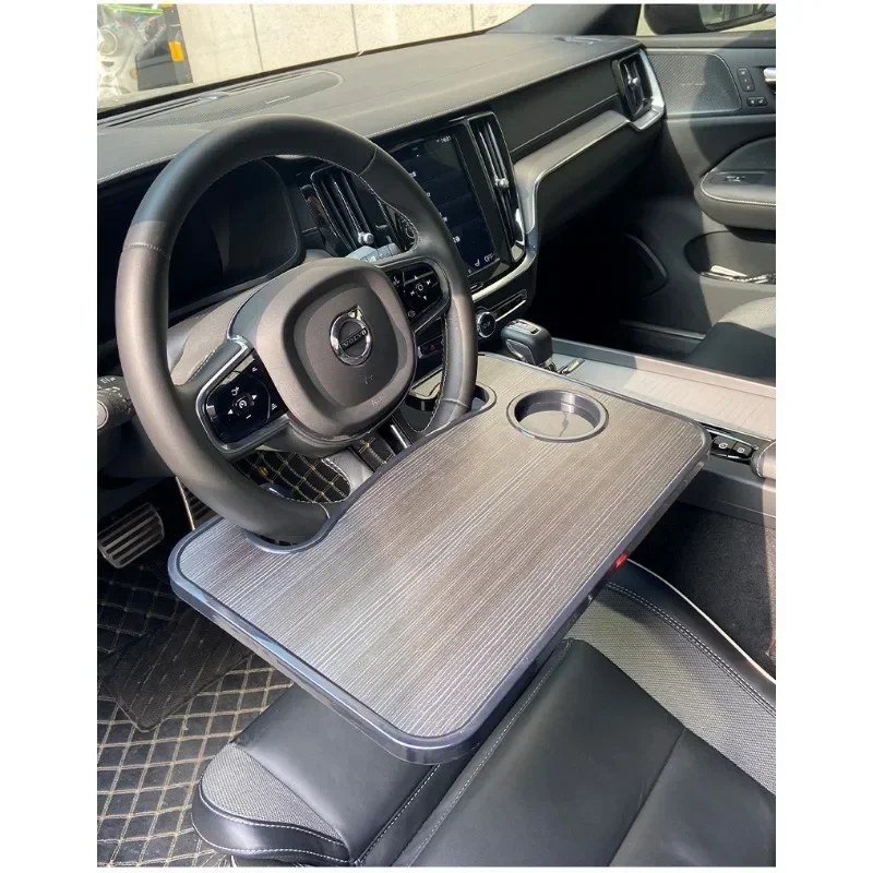 Auto jedálenský stôl volant volant jedálenský stôl prenosný stolík s kartami namontovaný