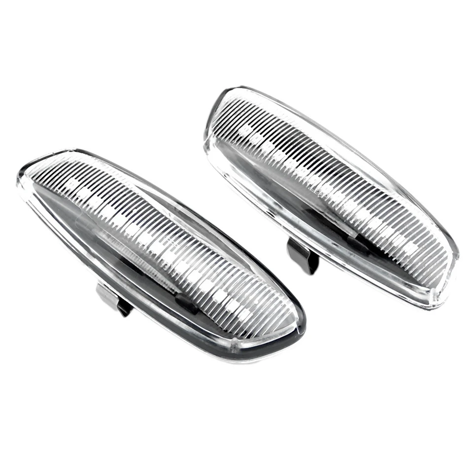 Auto LED Dynamická bočná markerová signálna signál svetlo Signálne svetlo pre Citroen C4 Picasso C3 C5 DS4 Peugeot 308 207 3008 biela