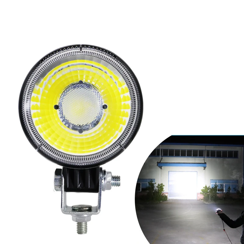 Auto LED reverzná lampa LED príves bočné svetlo Pneumatika Light Sideglight Svetlo Cob Small Sun s objektívom Super Bright Modified