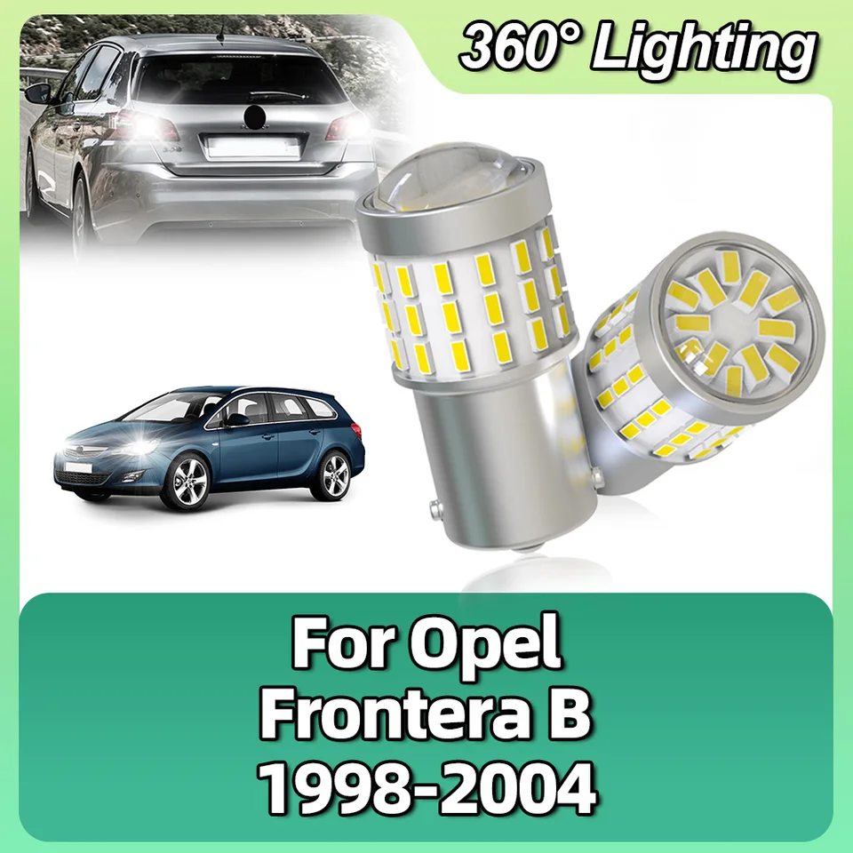 Auto LED žiarovka P21W BA15S 1156 Turn Signal Svetla BRKZY ZÁKLADNÁ LAMPA pre Opel FRONTERA B 1998 1999 2000 2001 2002 2003 2004