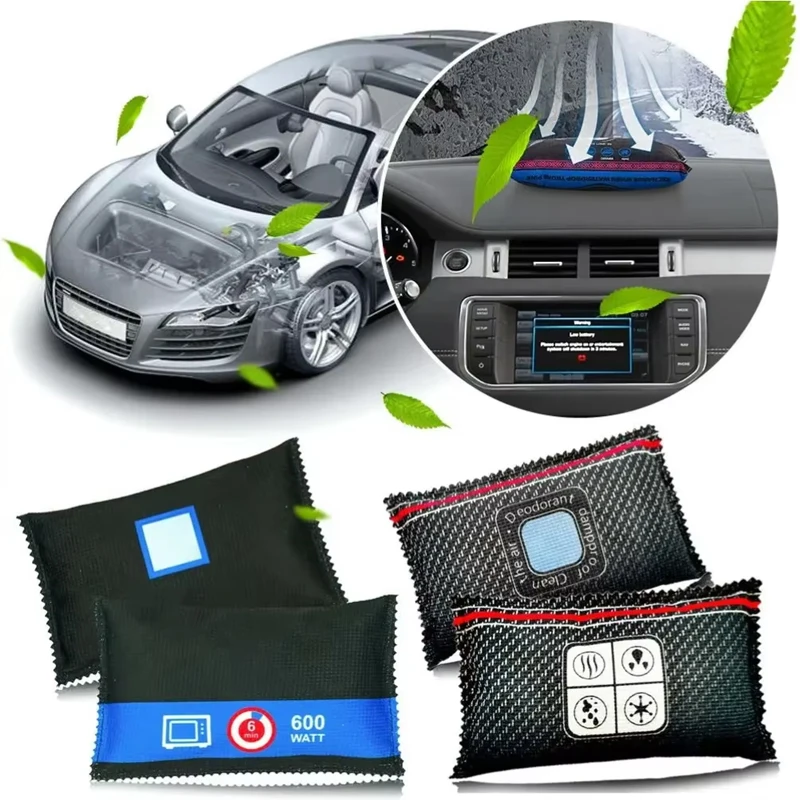 Auto Odvzdušňovač vlhkosť zabijáka vrecka Opätovne použiteľný vrecko na pohlcovanie vlhkosti Multifunkčný silikagél/minerál pre domáce auto