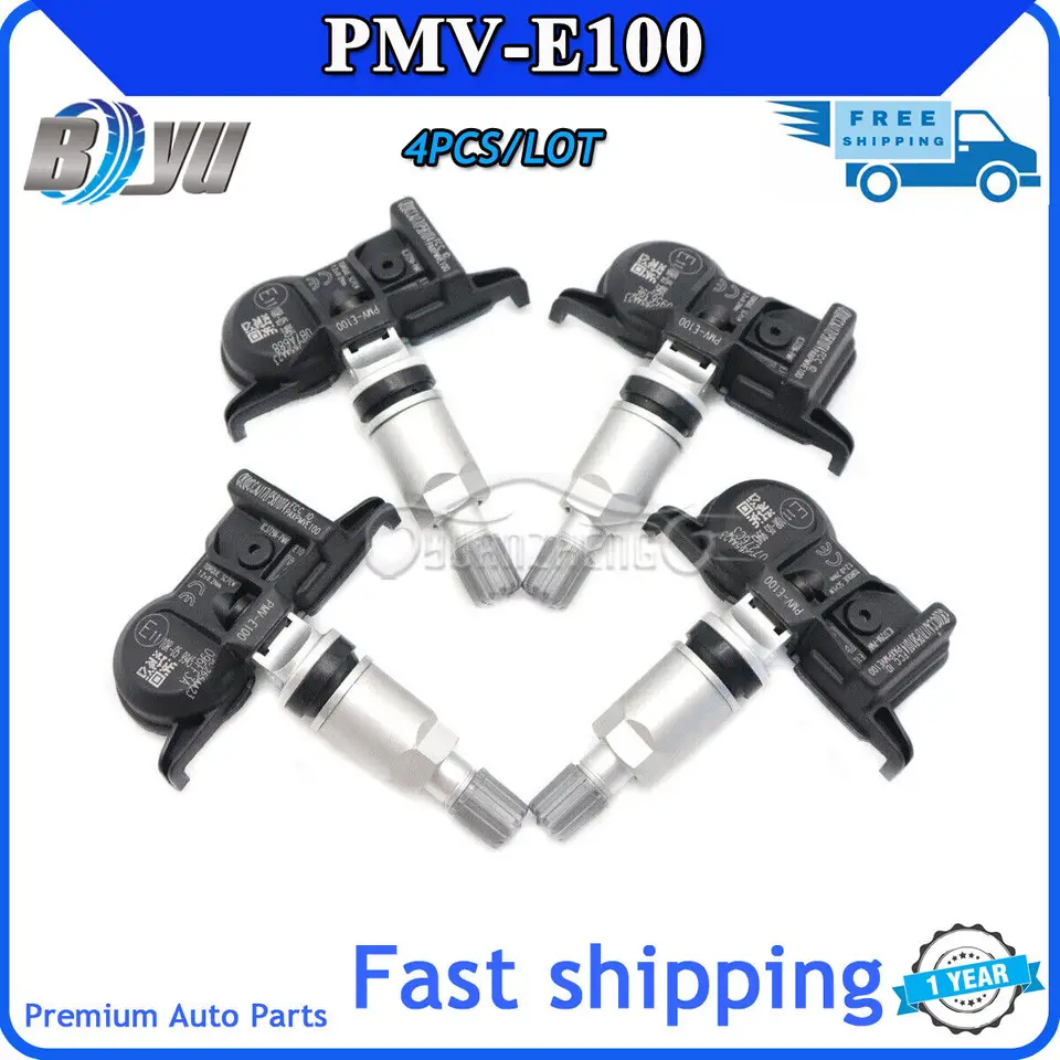 Auto PMV-E100 TPMS TYP TYP TYP TLAKOVÝ SYSTÉM SENZOR NOVINKA pre Toyota Avalon Camry 4Runner 433MHz PMVE100