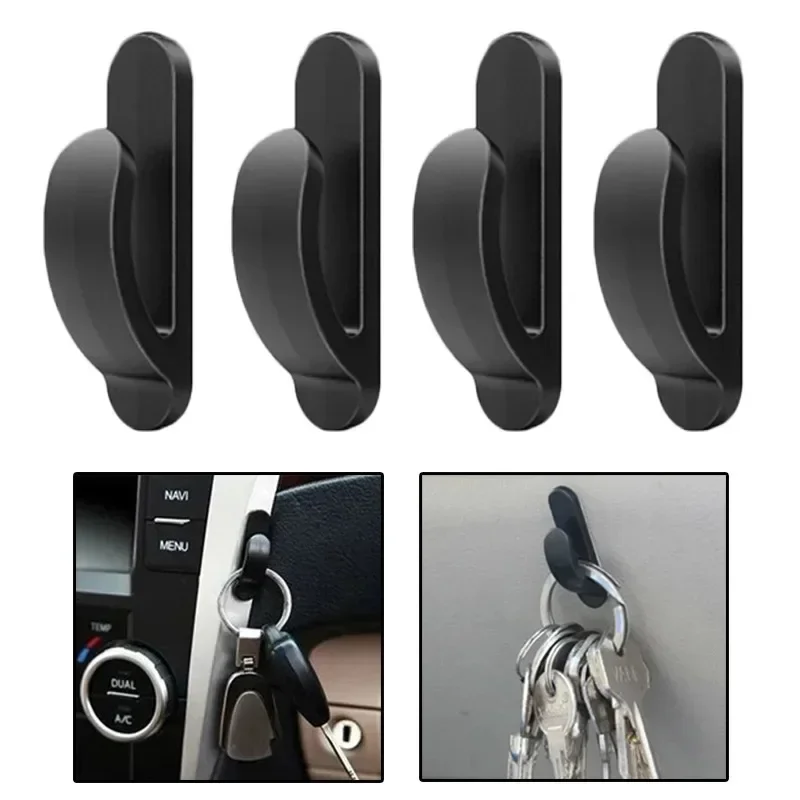 Auto self-pasívne háčiky mini držiak automatický interiér Organizátor Otvory Hook Hook Domov kúpeľňa Univerzálny držiak háčiky