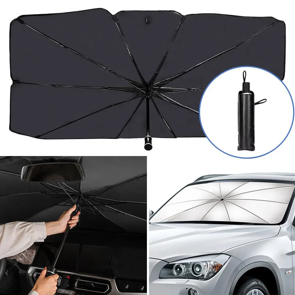 Auto slnečno dáždnik predné okno Sunshade Cover Car Sunshade Cover Cover Car Ochrana príslušenstva