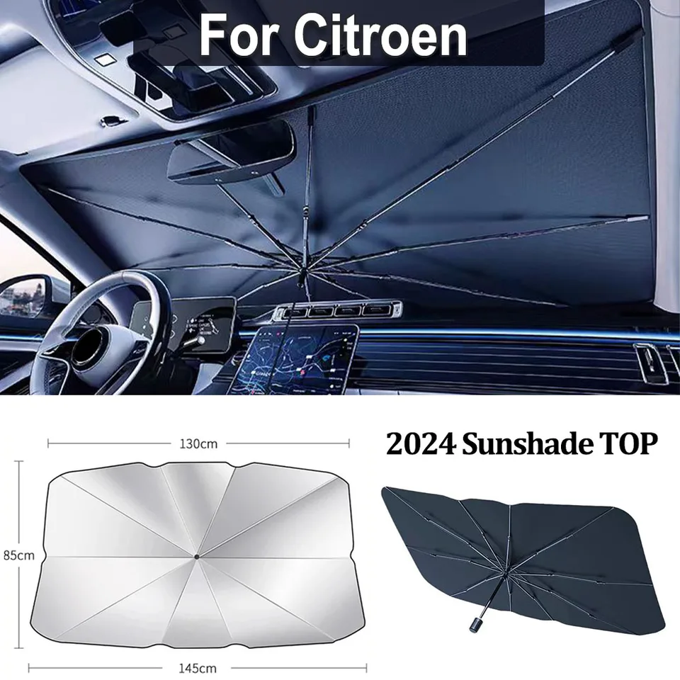 Auto slnečného skla dáždnik pre Citroen C1 C3 C4 Berlingo C-Zero C-Crosser Lacoste C4-Cactus Car Front Sunshade