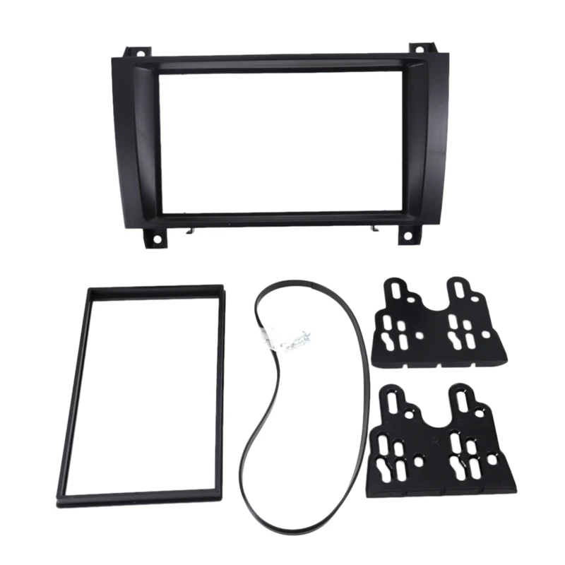 Auto Stereo Dash Kit Radio Fascia DVD Panel 2DIN Frame Kit pre triedu Mercedes-Benz SLK (R171) 2004-2011