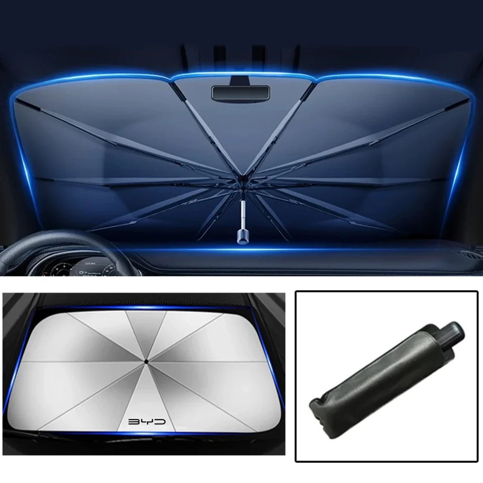 Auto Sunshade dáždnik ochranca slnečného tieňa Parasol letné slnko Vnútorné čelné sklo pre BYD 3 ACT 3 Tang F3 E6 DMI YUAN EV F3 QIN