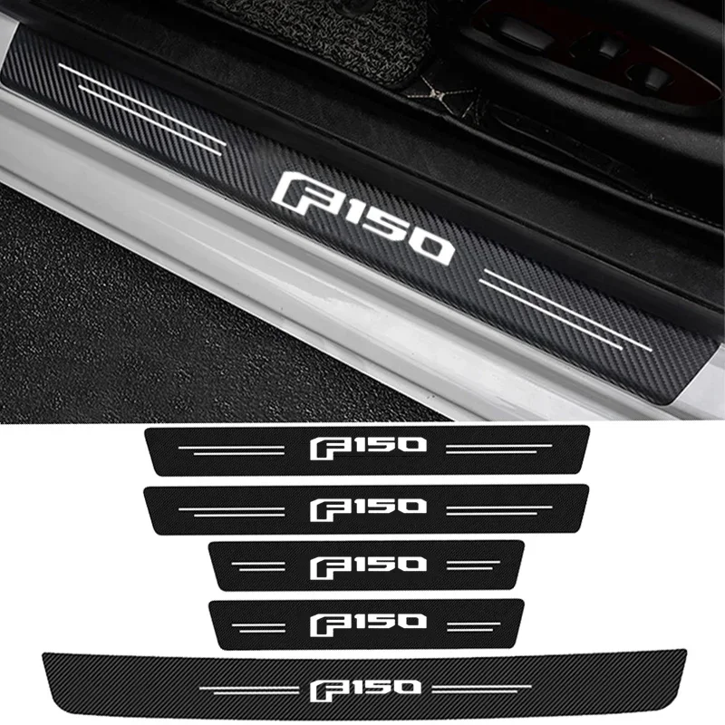 Auto Trunk Bumper Sturper Dvere Prahová hodnota chránič pre Ford F150 Logo 2023
