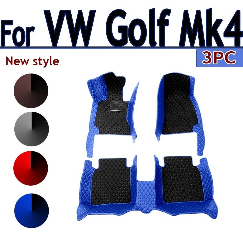 Auto Trunk podlahová podlahová podlaha pre VW Volkswagen Golf MK4 1J TDI 1998 ~ 2006 Anti-Dirt Pad Podlahové podlahové rohože vyhradené interiérové ​​príslušenstvo automobilov