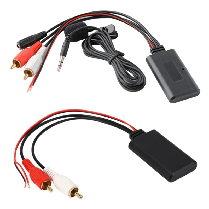 Auto Universal Wireless Bluetooth kompatibilné Modul Hudobný adaptér Aux kábel s mikrofónom dropshipping