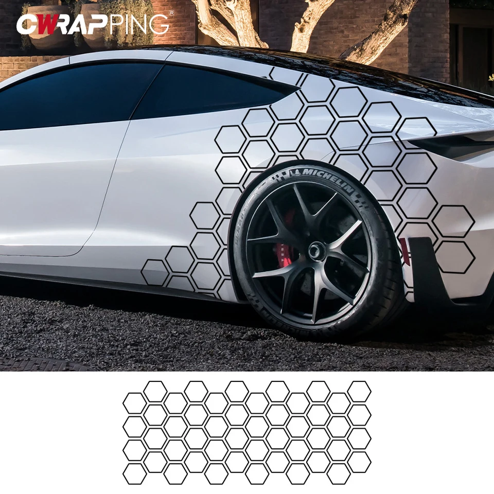 Auto univerzálne nálepka na plástový štýl filmovej nálepky automobily Body zdobia nálepky automatické vinylové plástové nálepky pre doplnky pre autá