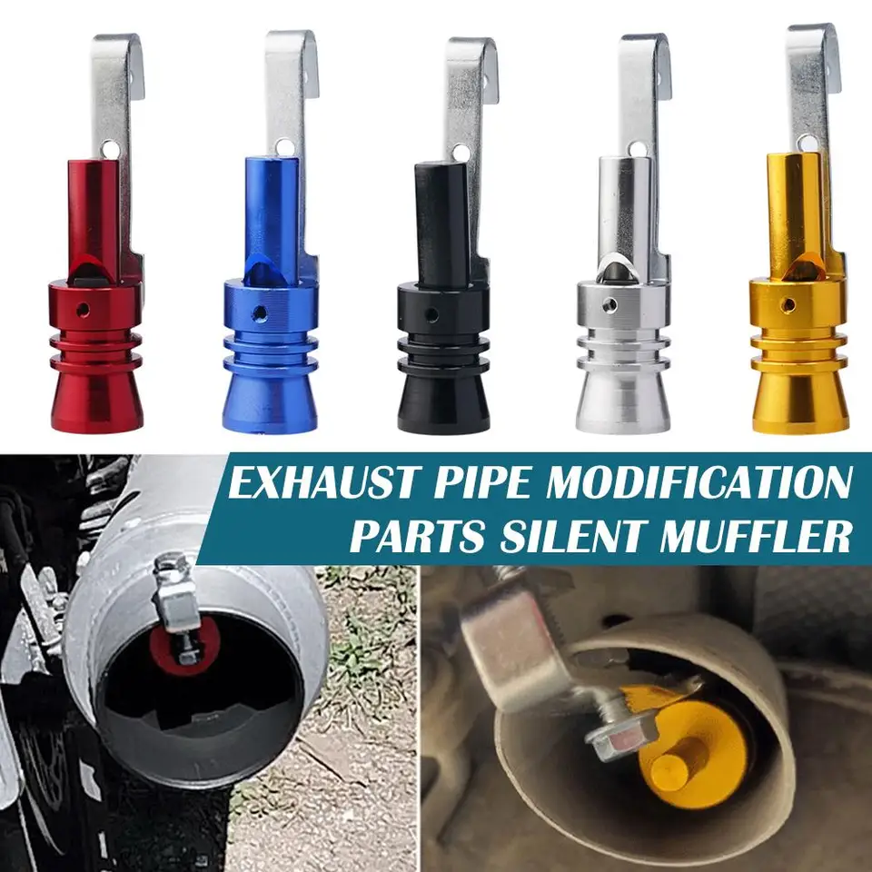 Auto upravené turbínou píšťalka výfukových potrubí Imitácia dielov Sounder výfukového zosilňovača píšťalka zvuková turbína Y4W7