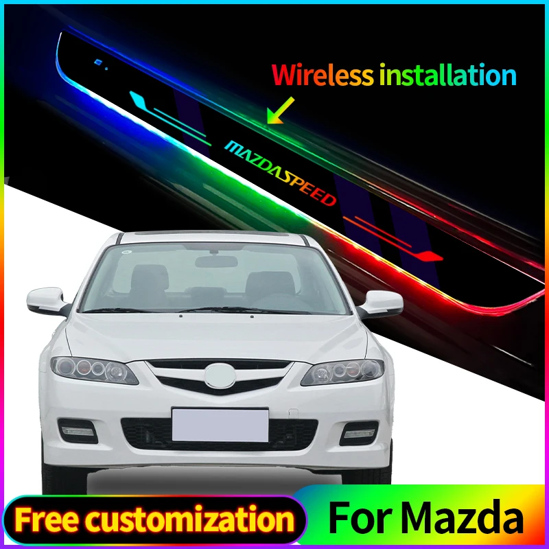 Auto vítané pedálové ľahké pedály Atmosféra Atmosféra Svetelné autá Príslušenstvo pre Mazda 3 6CX3 CX8 CX5 CX9 CX4 MX5 Atenza Axela Miata