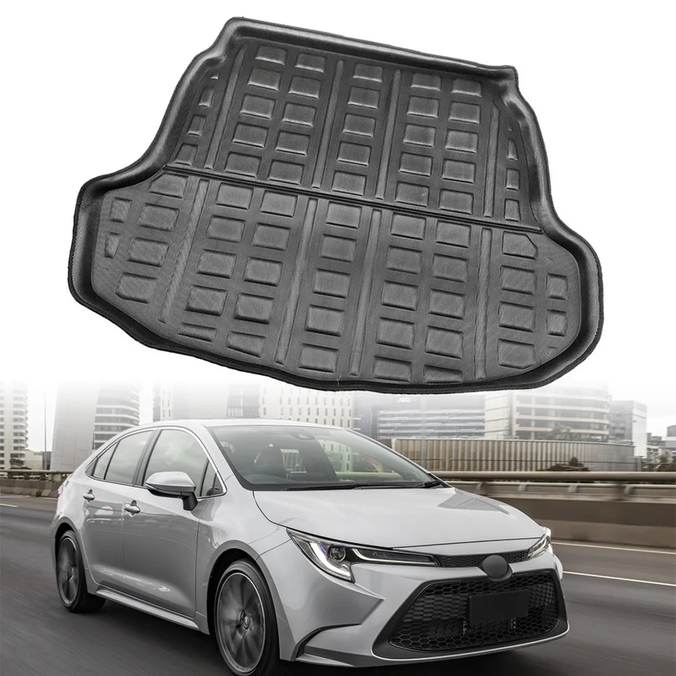 Auto zadné nákladné podšívka Boot Trunk podlahový podnos pre Toyota Corolla E210 Sedan 2020 2021