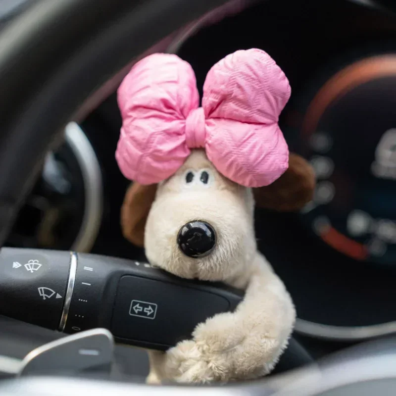 Auto šteniatko plyšová bábika dekora
