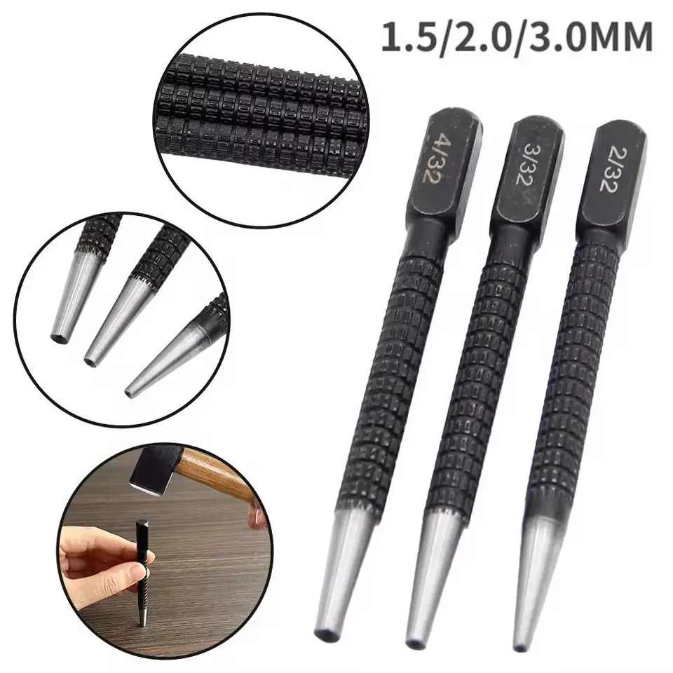 Automatická zliatina oceľový centrum Punch Universal Steel Scriber Marker kov kovový drevený znak vŕtania nástroja rezbárske náradie