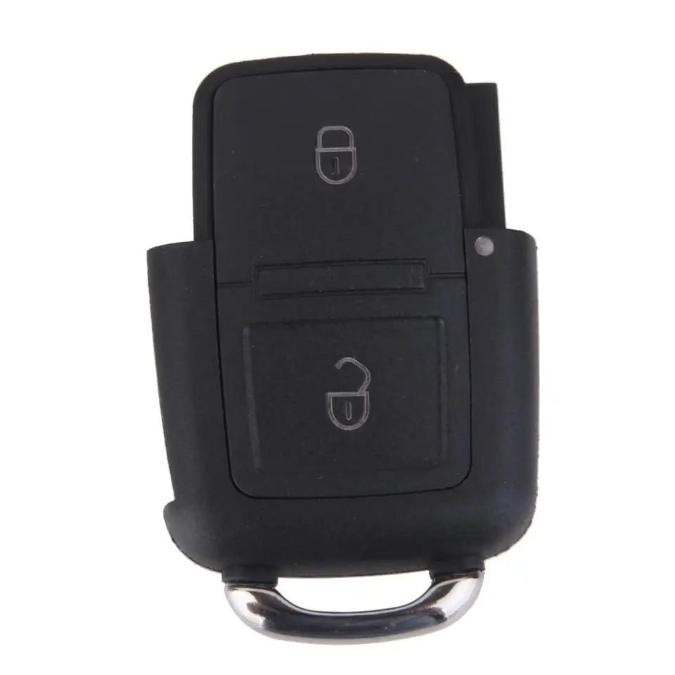 Automatické auto 2 gombík pre diaľkové kľúče puzdro pre VW Transporter Bora Golf MK4 GTI