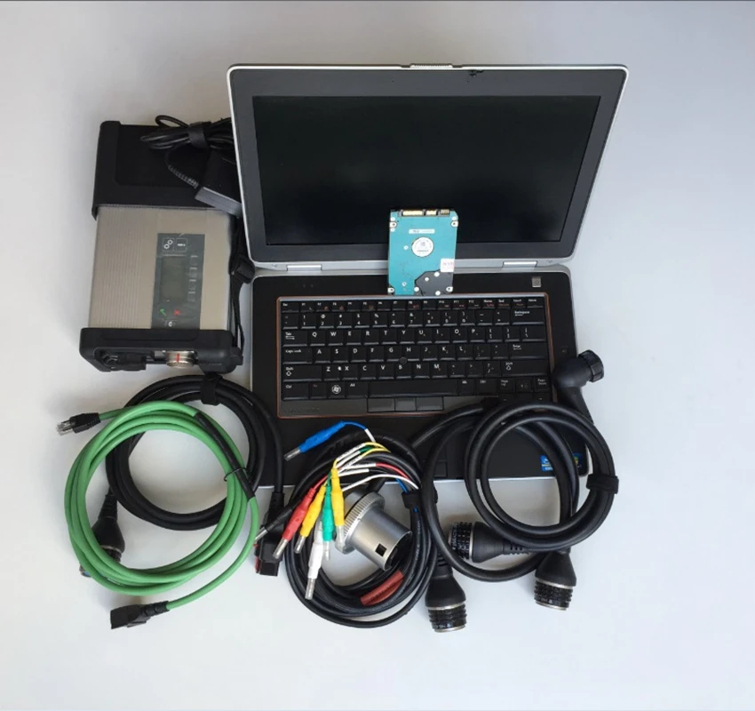 Automatické diagnostikovanie MB Star C5 SD multiplexor prenosný prenosný počítač E6320 I5 4G 320GB HDD Najnovší softvér pre opravárenské náradie Mercedes Cars