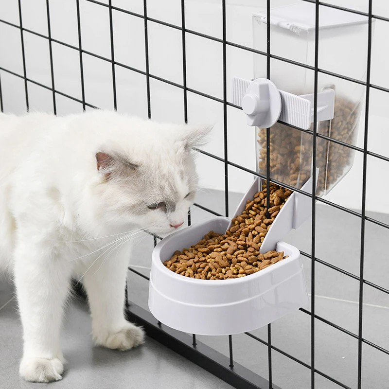 Automatické domáce zvieratá mačka misky pre domáce zvieratá klietka závesné misky Potravinová nádoba Dávkovač vodovod pre šteňatá mačky Psy Rabbit Pet Products