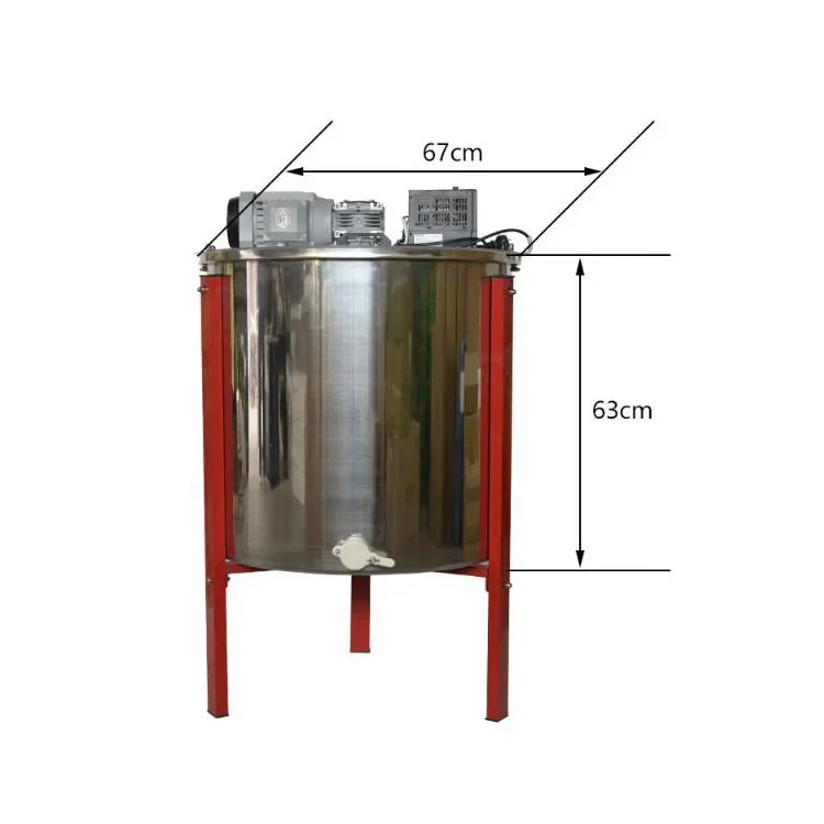 Automatické elektrické radiálne 8 snímok medový extraktor medový včelie odstredivka Honey Extraction Machine z nehrdzavejúcej ocele včelárske zariadenia
