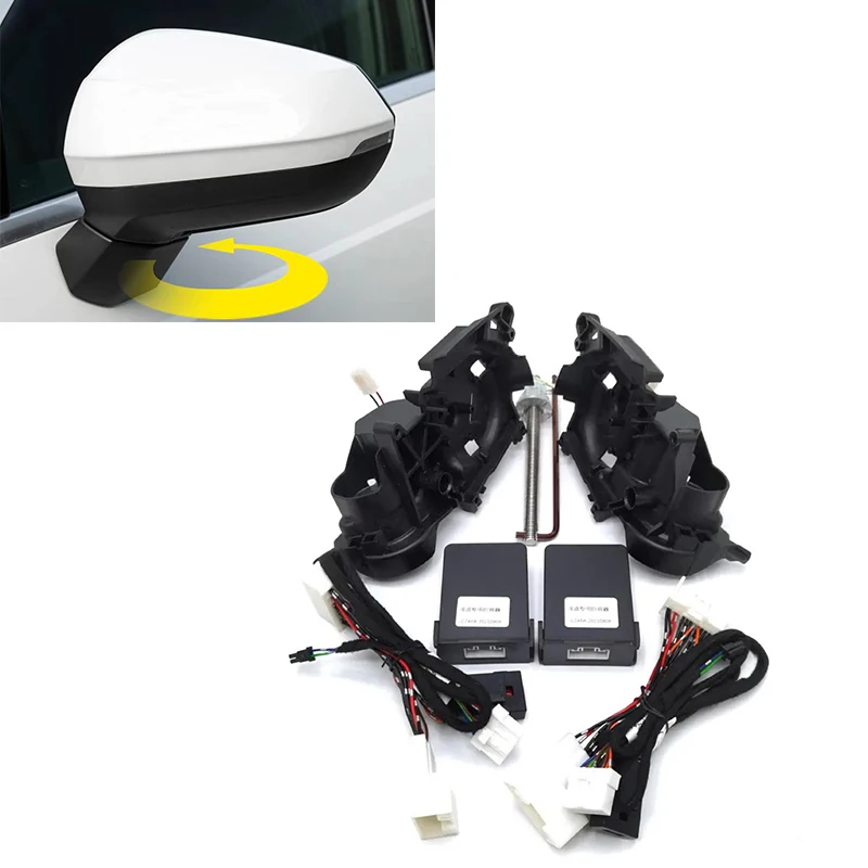 Automatické elektrické zadné zrkadlo skladacích motorov Súprava Motorov pre Audi Q2 2018 2019 2020 2021 2022