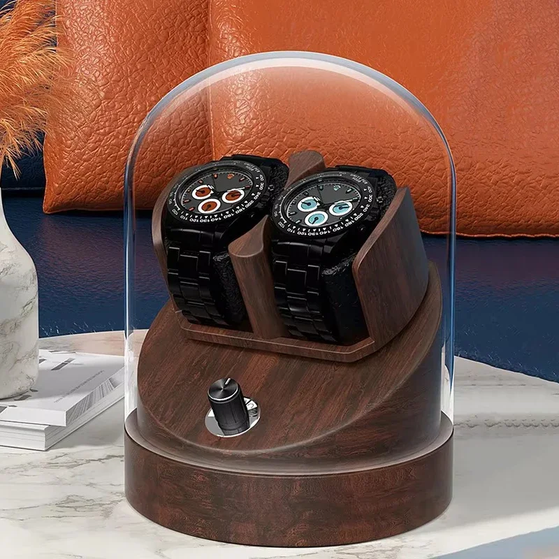 Automatické hodinky Winder Watches Case Storage Box Luxury Super Rox Rotujú