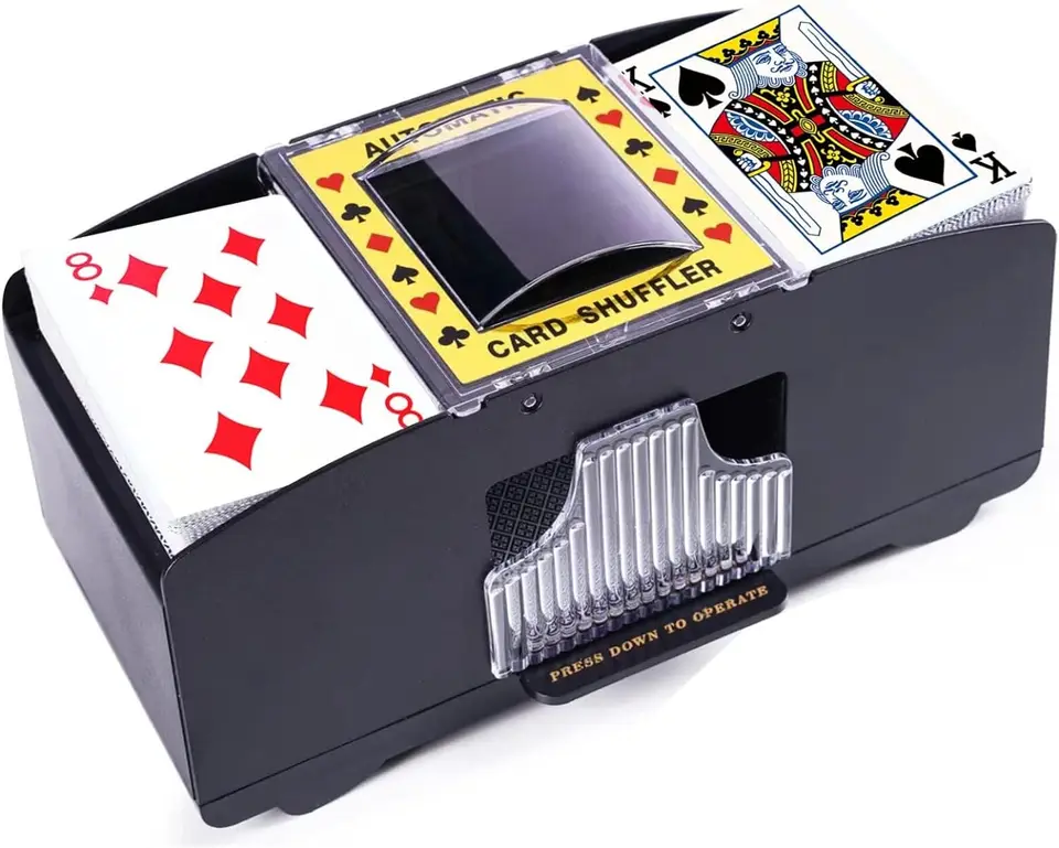 Automatické karty Shuffler, stroj na predaj kartách s batériou, karta Shuffler pre UNO, Blackjack, Texas Hold'em, domáce kartové hry