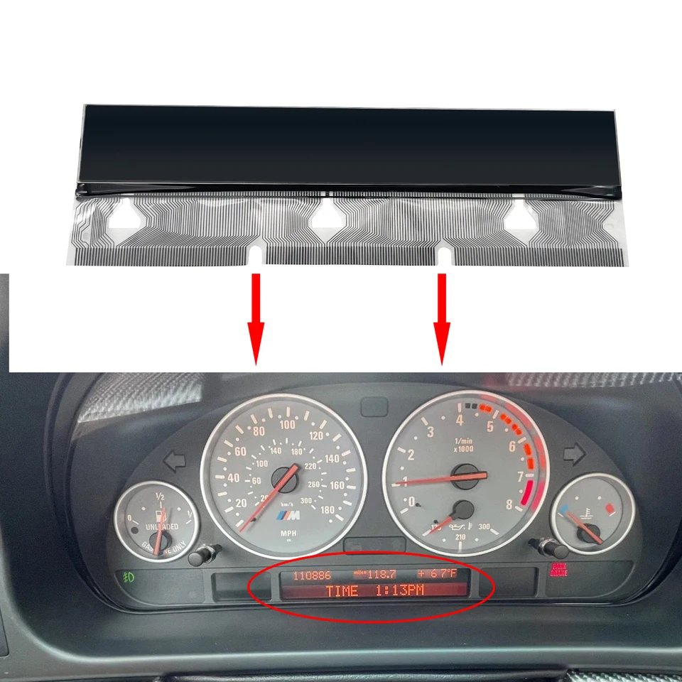 Automatické LCD obrazovka LCD displej pre BMW E38 E39 E53 X5 Dashboard prístrojový prístroj Klastra Pixel chýbajúce opravy vozidla Opravy príslušenstva