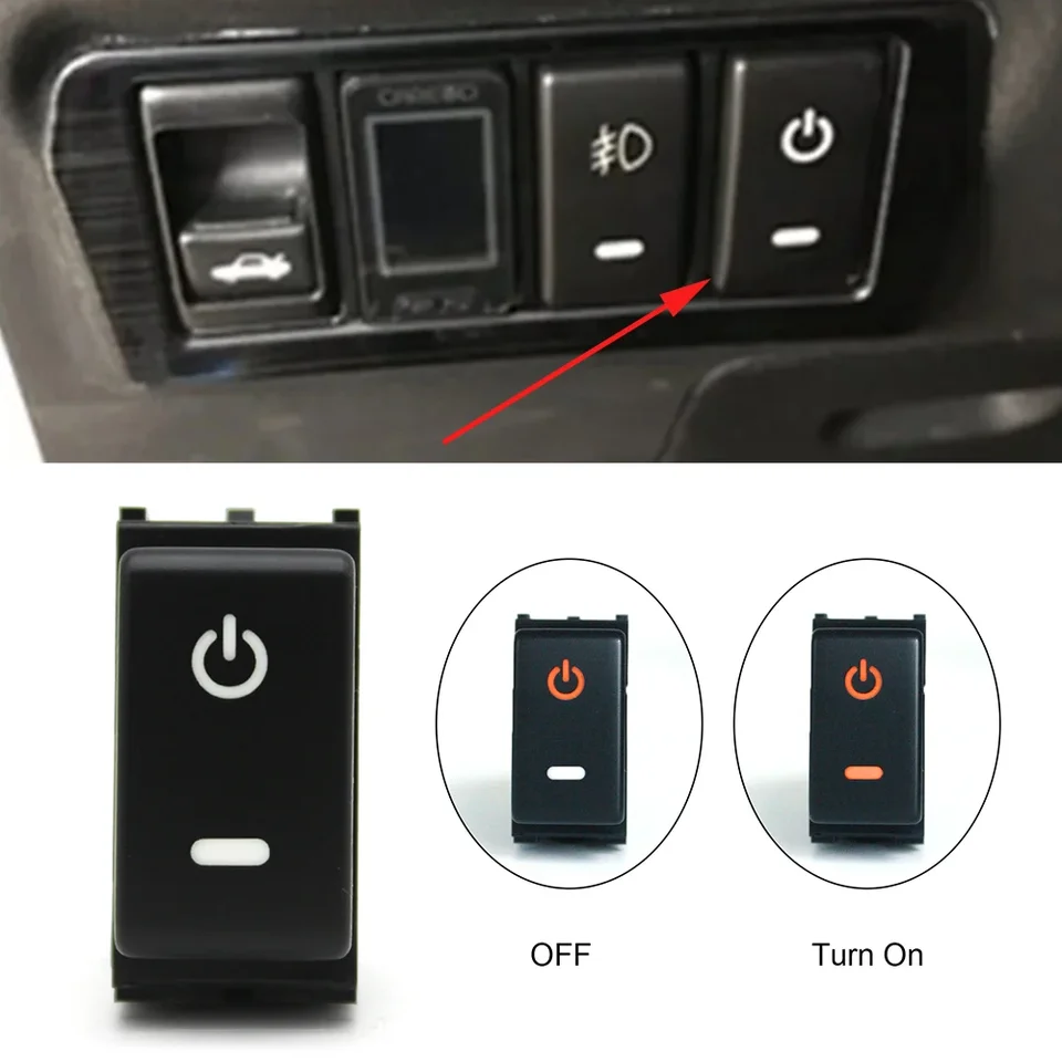 Automatické LED LIGH ABS OFF SWINT VENTILÁR PREDNÉ HORY TRUNK TRUNK s drôtom pre NISSAN TIIDA Patrol Y62 Altima X-TRAIL QHASHQAI 2008-2015