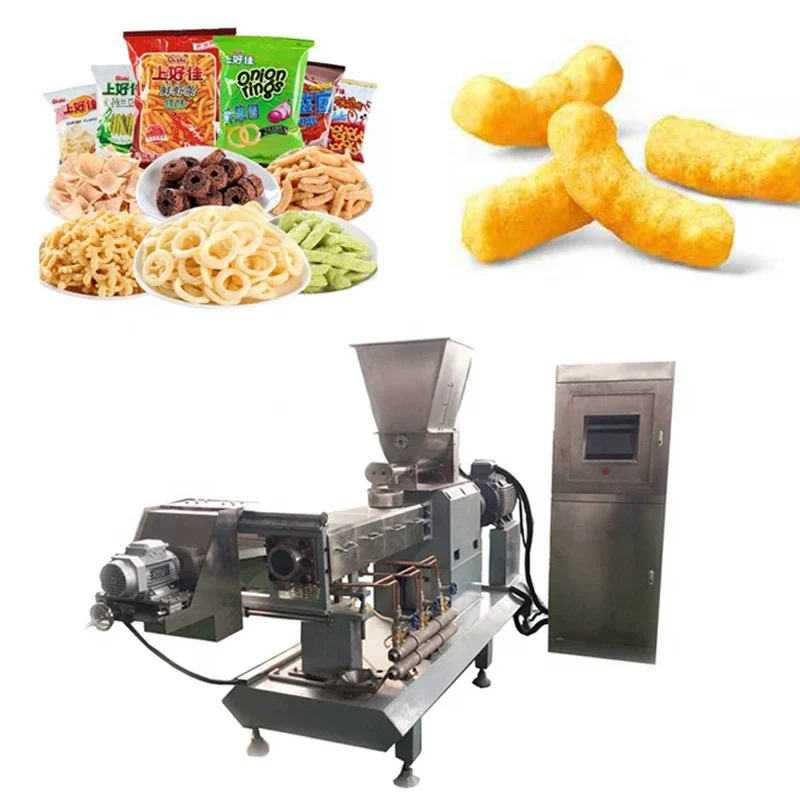 Automatické nafukovacie kanvica kukurica nafúknutia Mini nafúknuté kukuričné ​​ryže Puff Chips Snacks