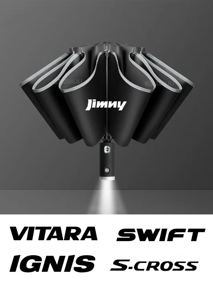 Automatické skladanie veterného slnečného slnečného dáždnika pre Suzuki Ignis Jimny S-Cross Swift SX4 Vitara Alto Baleno Equator Ciaz