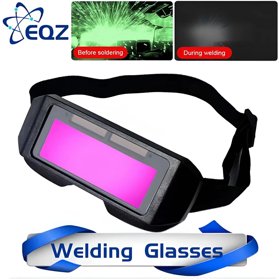 Automatické stmievanie zváračských okuliarov Svetlo Zmeniť automatické zatemnenie anti-eyes štít Goggle pre zváracie masky doplnky okuliarov