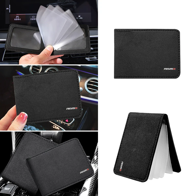 Automatické vodičské preukazy krytie automobilu Dokumenty Puzdro Držiteľ kreditnej karty pre Nissan Nismo Abarth Jeep Fiat Volvo Jaguar Honda Mg