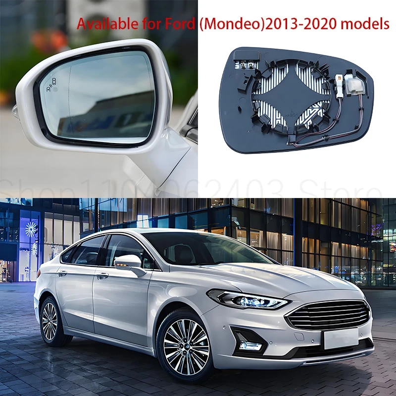 Automatické vyhrievané slepé škvrny Výstražné krídlo Zadné zrkadlo pre Ford Mondeo Specchietto Retrovisore Auto MK5 2014-2019 Auto Spiegel