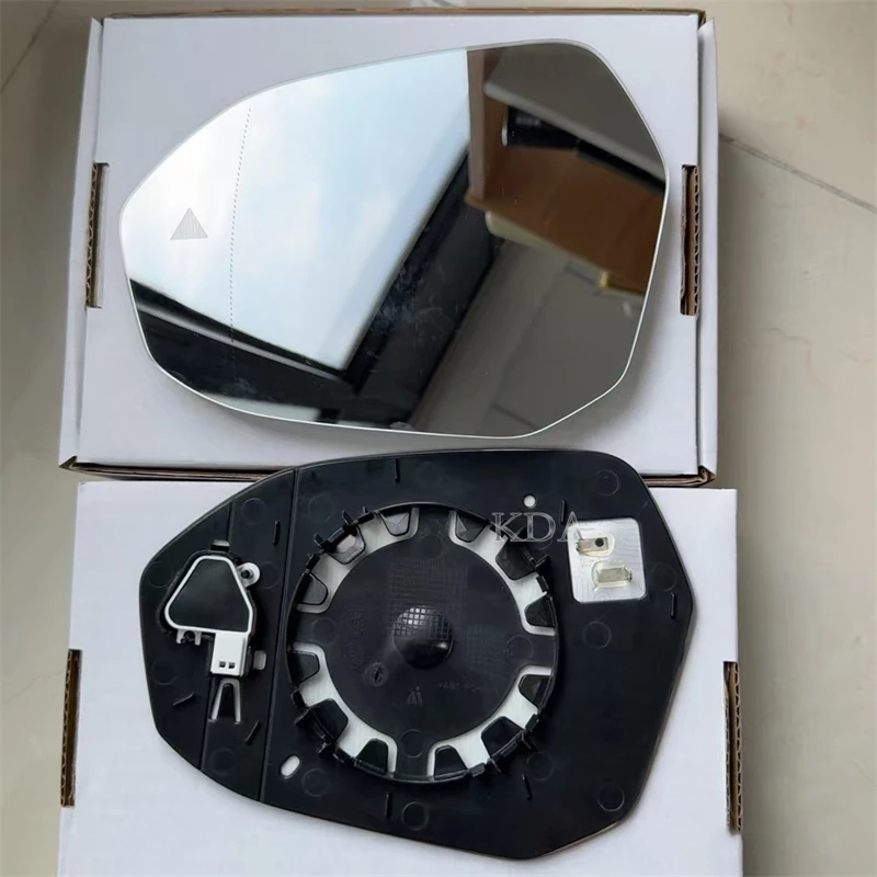 Automatické vyhrievané slepé škvrny Výstražné krídlo Zadné zrkadlo sklo pre BMW 5 7 i5 i7 séria G60 G61 G68 G70 2023 2024 2025