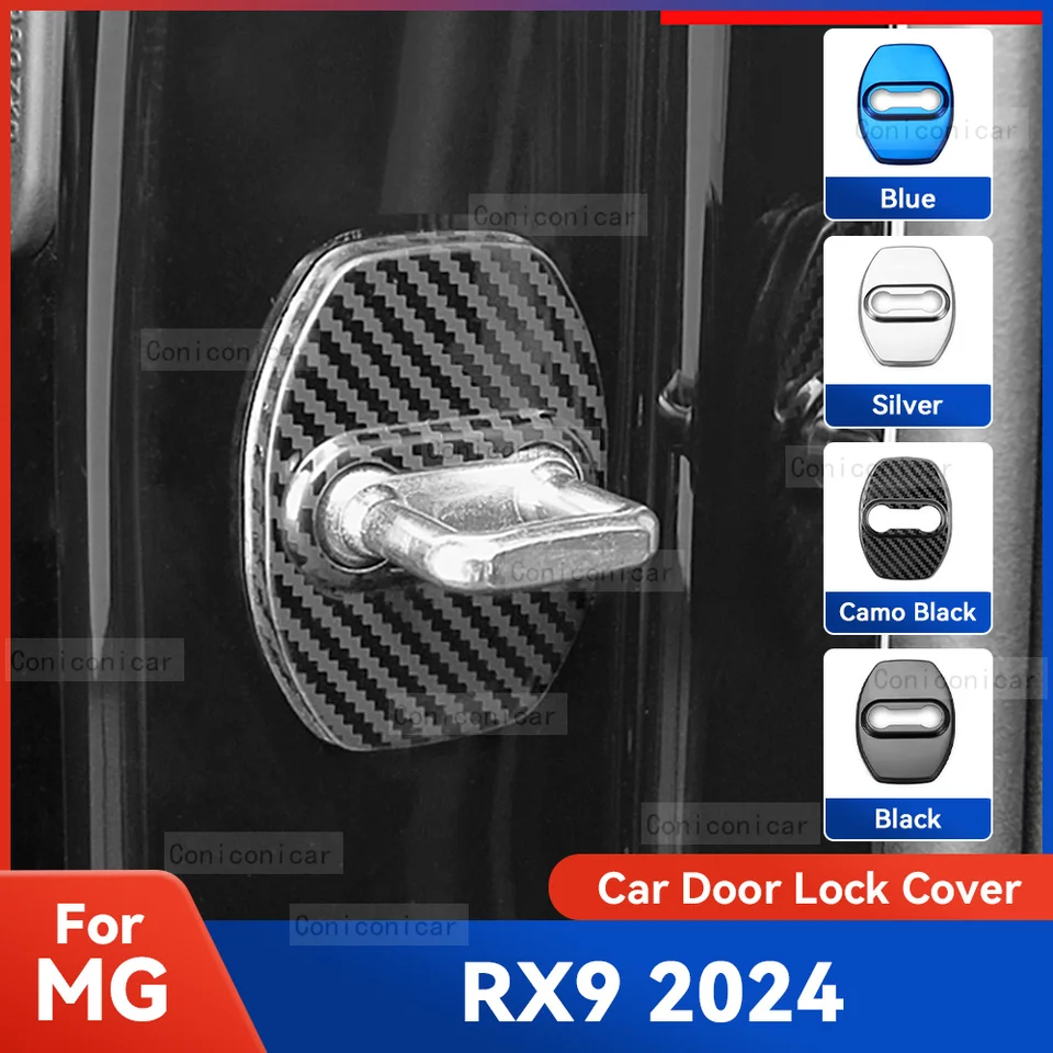 Automatické zámky na dvere automobilu chránia kryty Emmlesce puzdra z nehrdzavejúcej ocele pre MG RX9 2024 Ochranné príslušenstvo