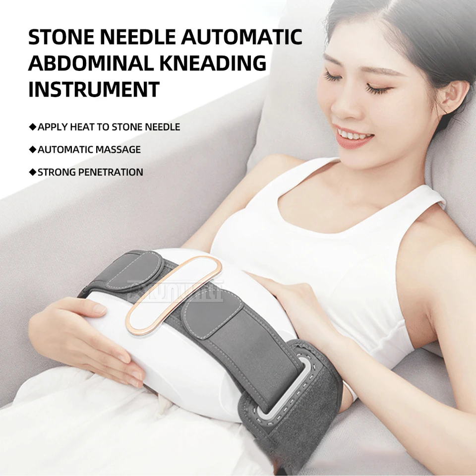 Automatický brušný masáž Bian Stone Belly Rumbing Instrument Dvojité použitie pre pás brucha