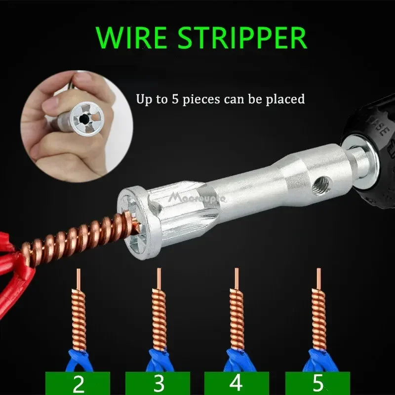 Automatický drôtový striptér skrútený drôtový náradie kábel odlúpanie Krútiaci konektor elektrikár artefaktu konektorov ručné náradie Multitool