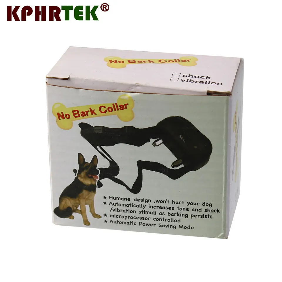 Automatický golier proti kôre No Bark Ps Psing Training Collar Vibration alebo Electric Shock 100G2280