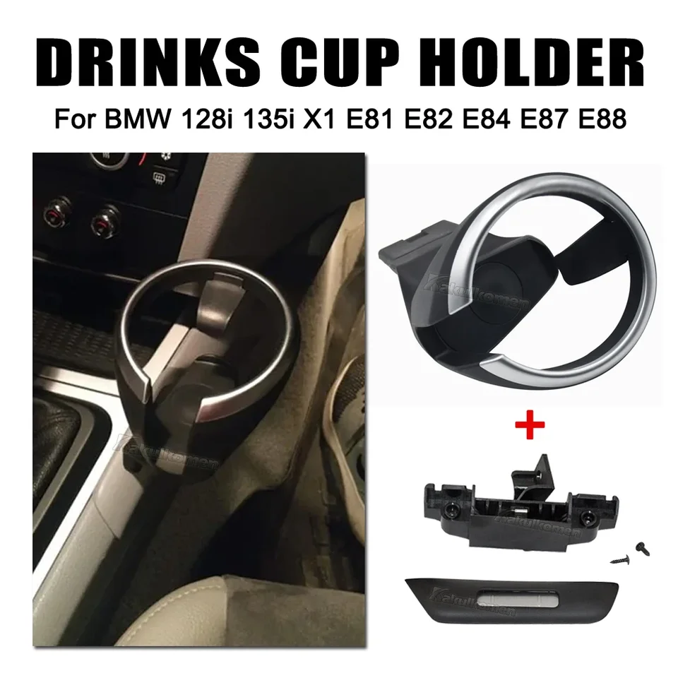 Automatický predný pohár držiteľov nápojov Organizátor Center Console Držiteľ pre BMW 135i 128i X1 E82 E88 E81 E87 Vysokokvalitné príslušenstvo