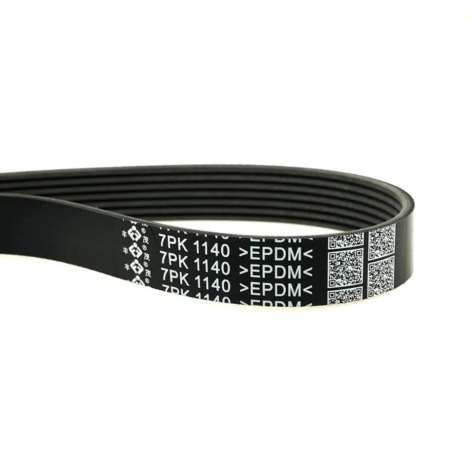 Automatický pás V-Ribbed Belt 7pk1140 Ribs 7 Dĺžka 1140 mm pre Nissan NV200 Tiida C11 C12 Sunny N17 11720-ED50B