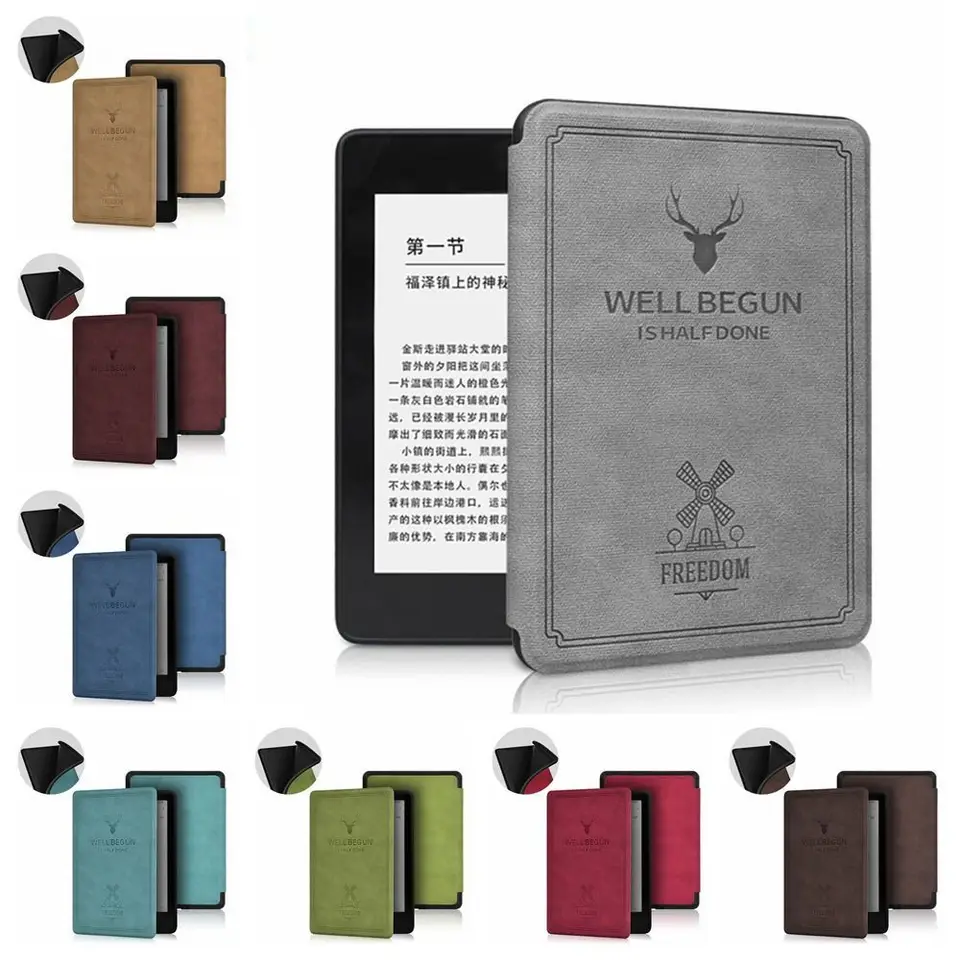 Automatický spánok/prebudenie Colorsoft Cover SA568B Proti-Scratch E-Reader Case Pu Leather pre Kindle Paperwhite 2024 12. generácia 7 palcov