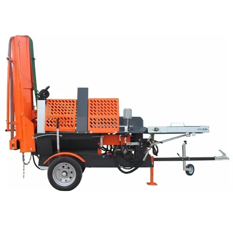 Automatický výťah palivového dreva 15T 20T 20T Roztrievacie strojné stroje na štiepenie strojov Wood Processor Machinery łuparka do Drewna