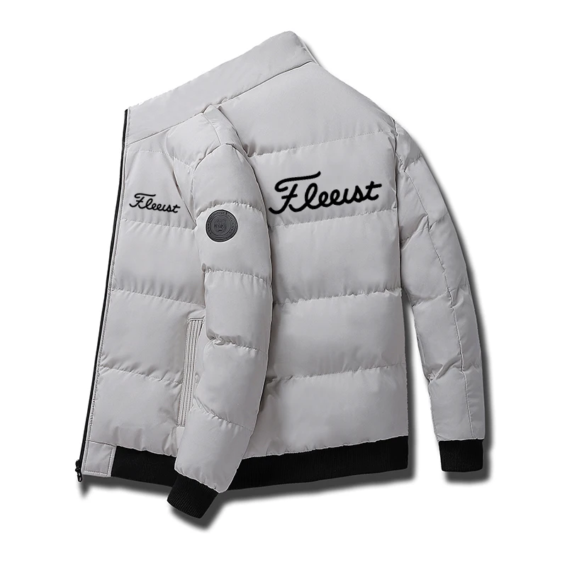 Automatum Winter Golf Zipper Pánske bunda stojan Golf Golf Brand Baseball Uniforma Casy Parkas Men's Pánske topy pánske topy